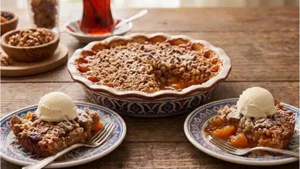 Tatli krizlerine nefis yaz dokunusu kayisili crumble tarifi YWaNgDeB